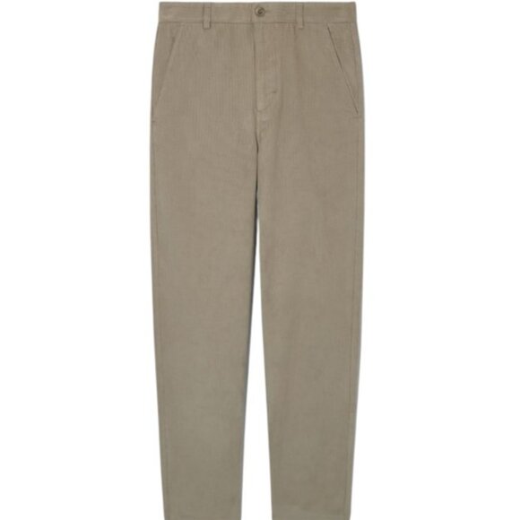 COS beige thin ribbed corduroy pants size 4 - Picture 3 of 8